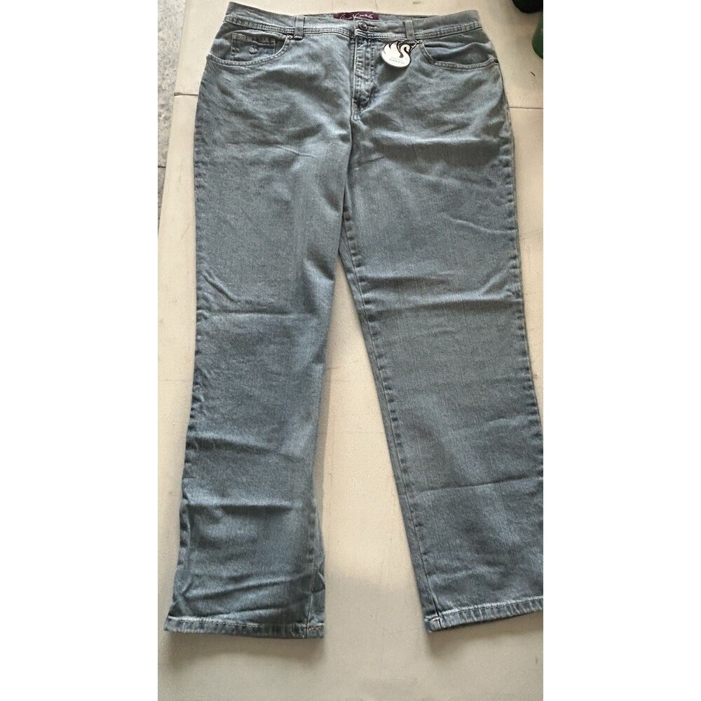 Gloria Vanderbilt Amanda Jeans Womens 14 Short Stretch Classic Fit NWT Blue